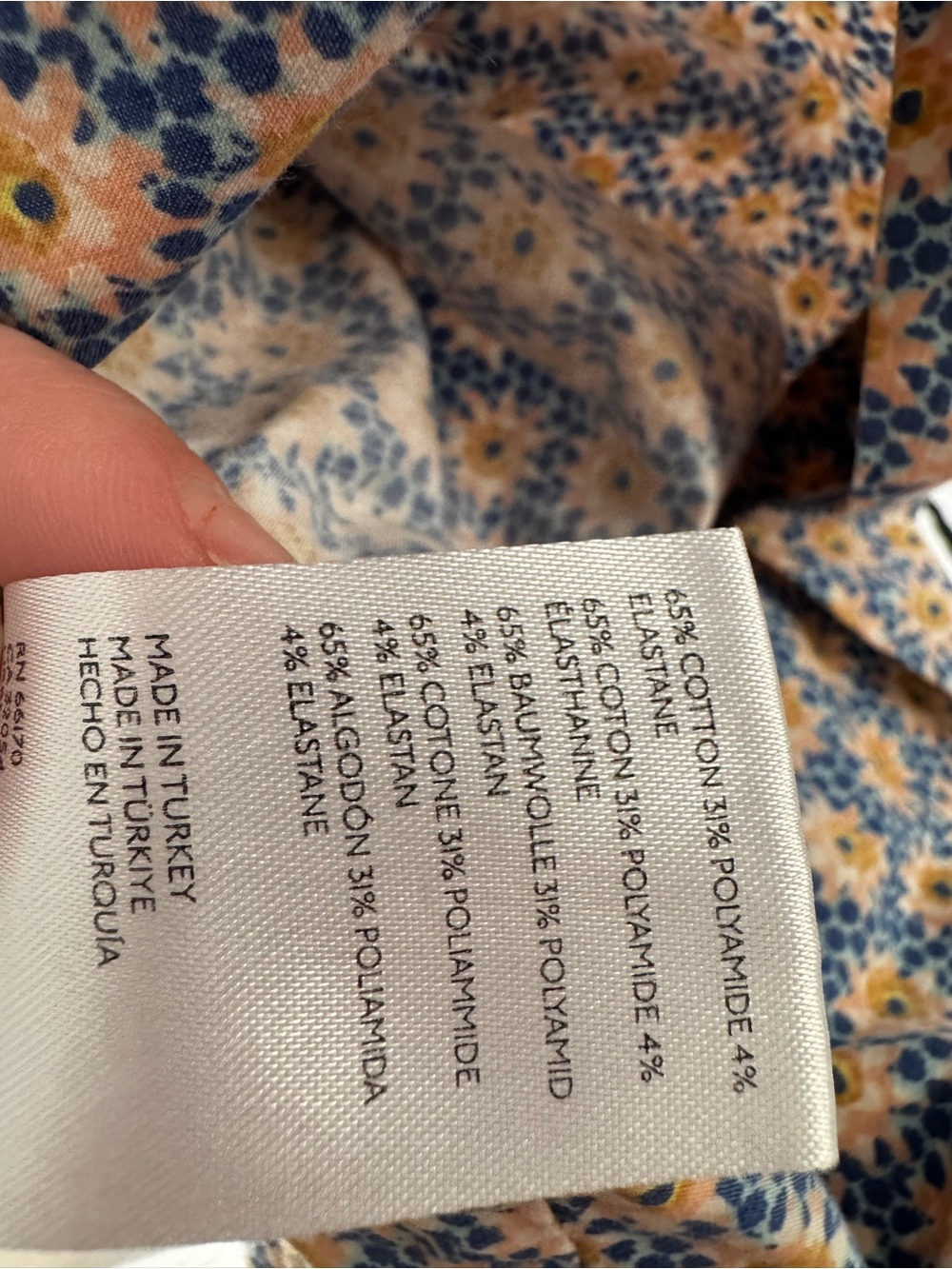 Anthropologie ruffle sleeve mini dress boho print cotton 2X - Picture 8 of 10